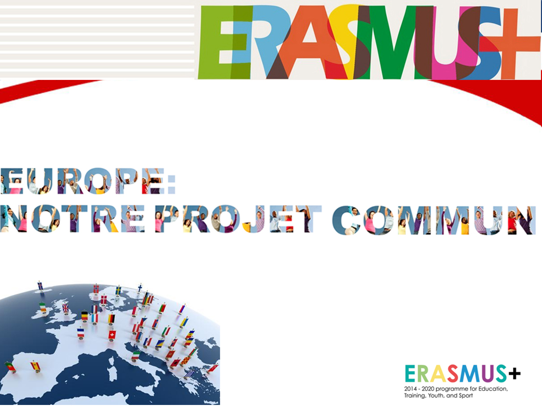 Cover ERASMUS EUROPE NOTRE PROJET COMMUN 01